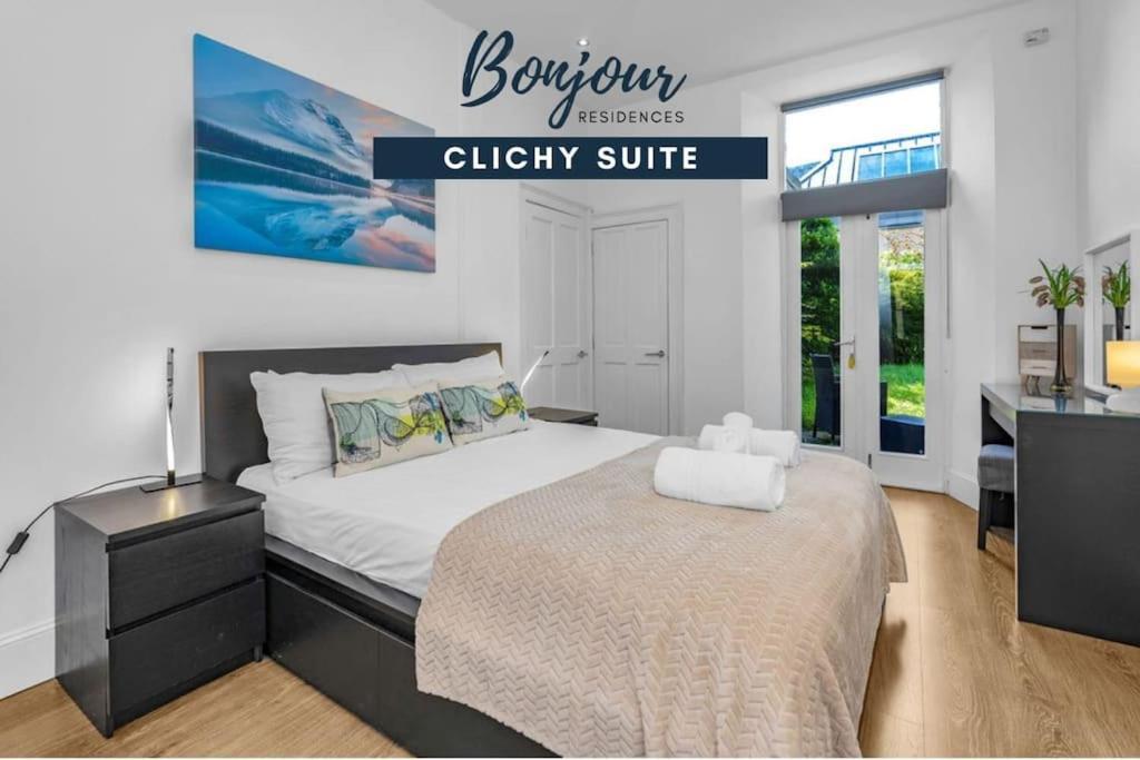 Clichy Suite Ground Floor 1Br-1 Ba, Shared Garden Access By Bonjour Residences Edimburgo Exterior foto