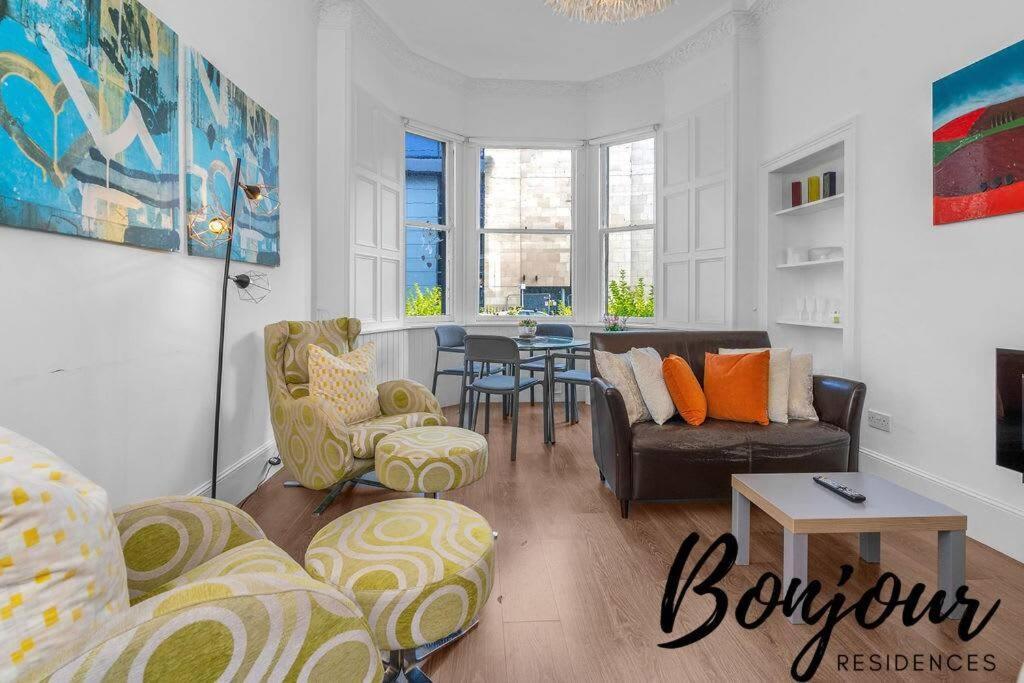 Clichy Suite Ground Floor 1Br-1 Ba, Shared Garden Access By Bonjour Residences Edimburgo Exterior foto